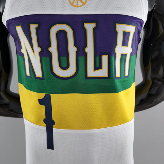 Regata NBA New Orleans Pelicans - Williams #1 Urban Edition White