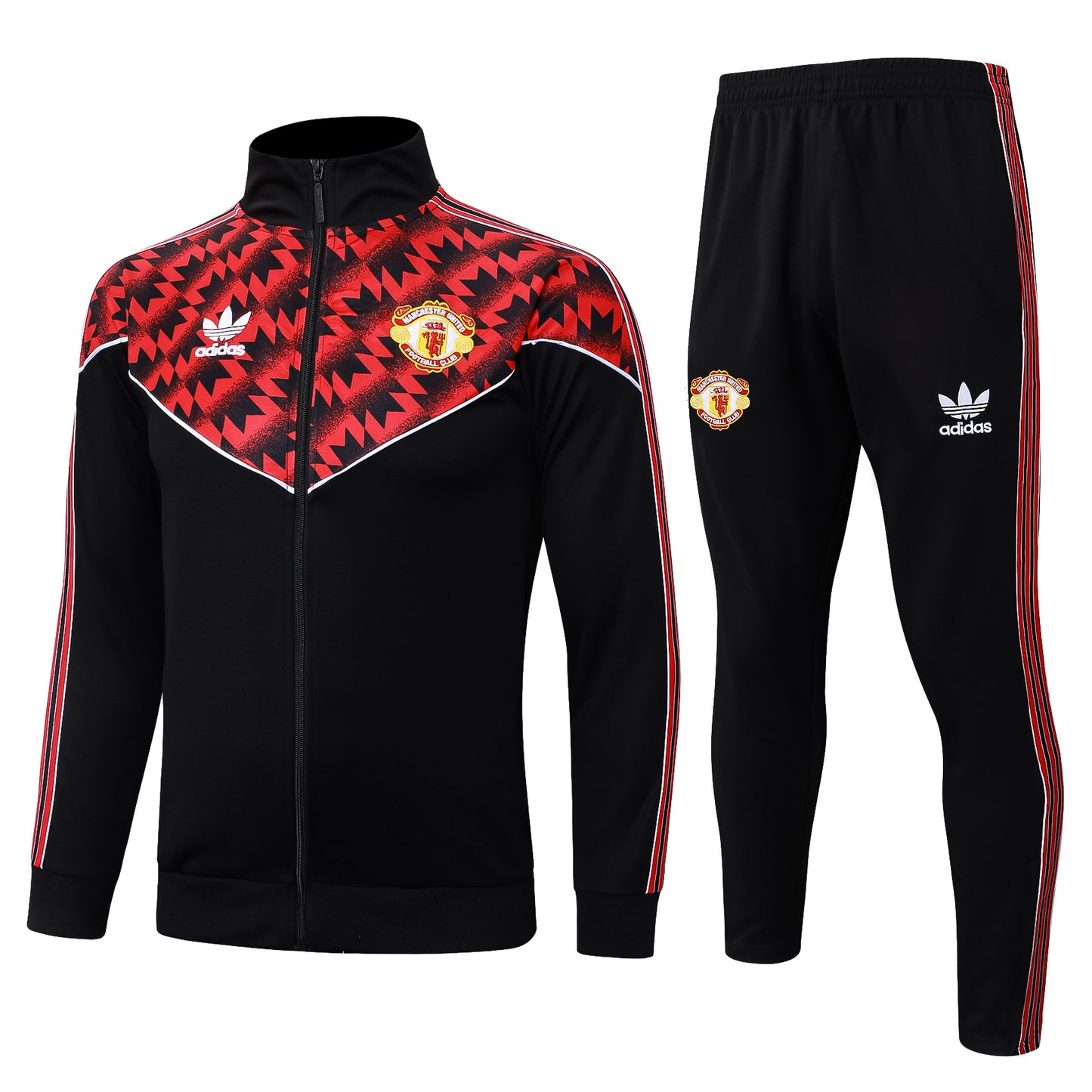 Conjunto Manchester United Zíper Curto 25/26
