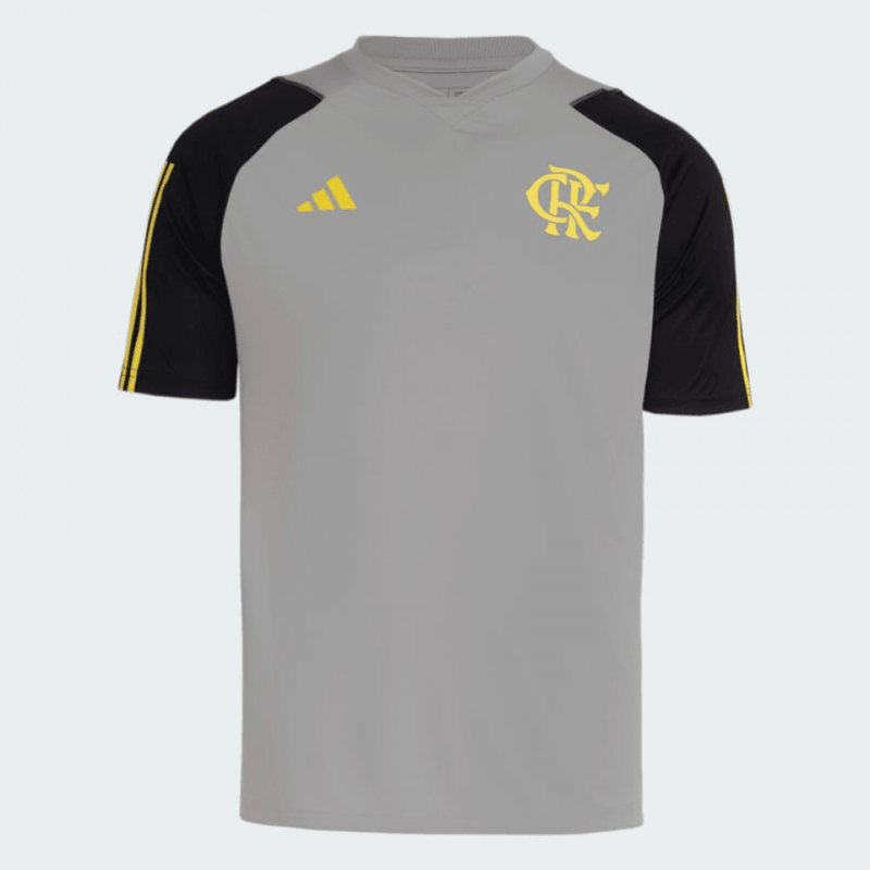 CAMISA FLAMENGO TREINO COMISSÃO 2024/25 CINZA