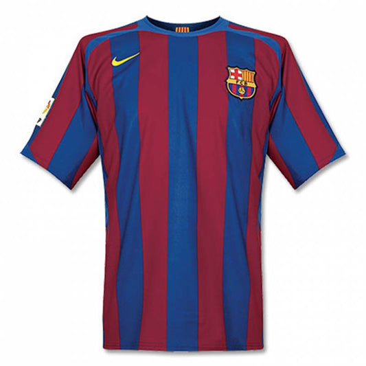 Camisa Retrô FC Barcelona 2005/06 Titular Edição Chmapions League