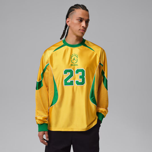CAMISETA SEL. BR JORDAN MANGA LONGA GOALIE MASCULINA