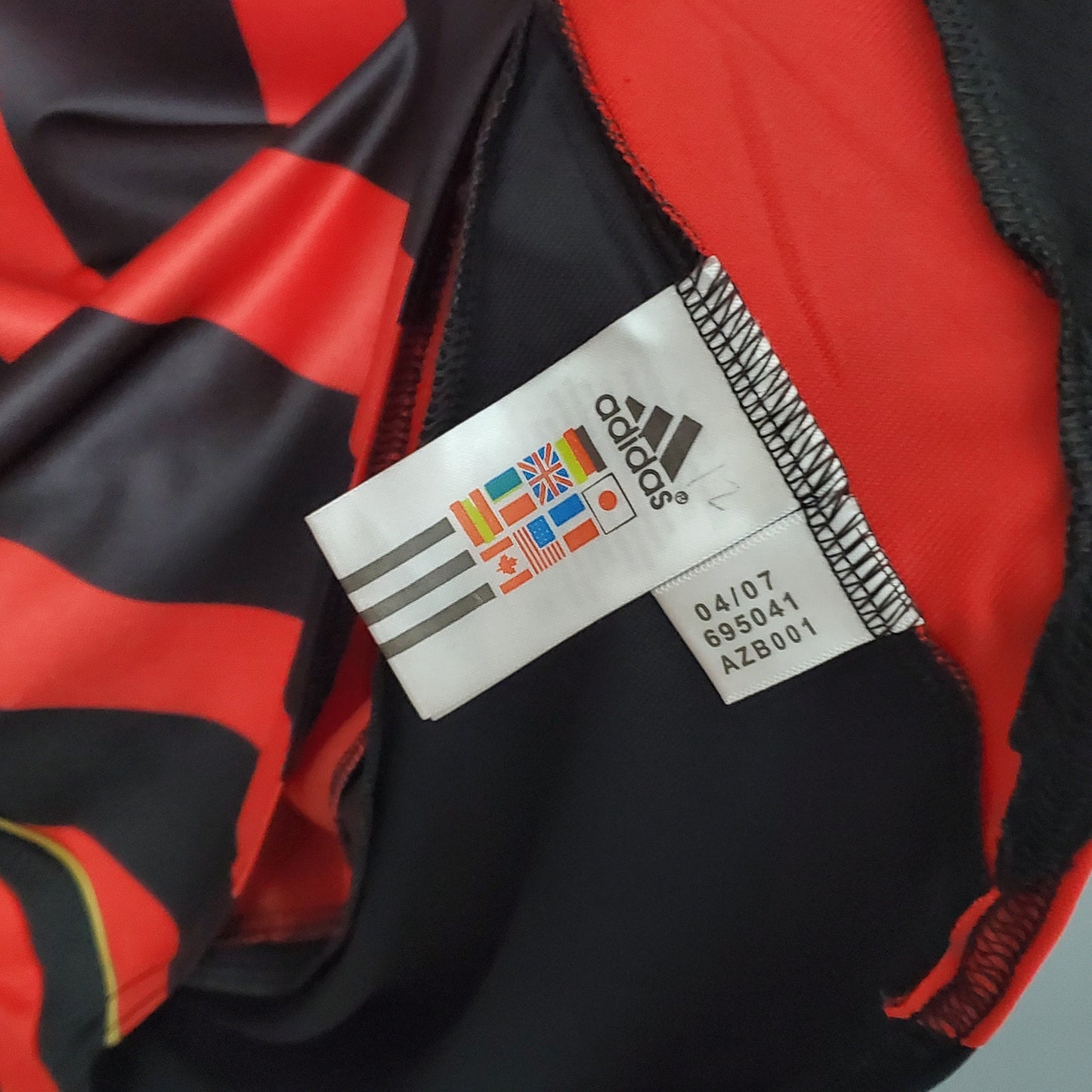CAMISA MILAN RETRÔ HOME 06/07