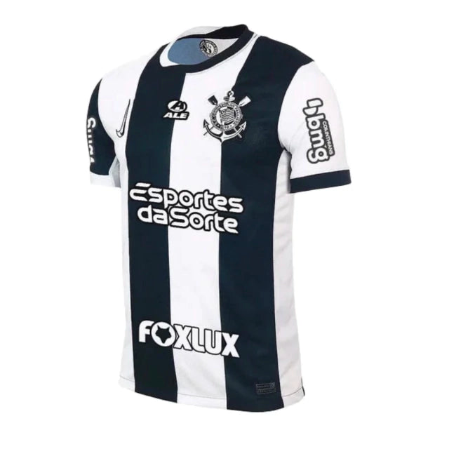 CAMISA TIMAO III THIRD 2024/25 TORCEDOR PRETA/BRANCA