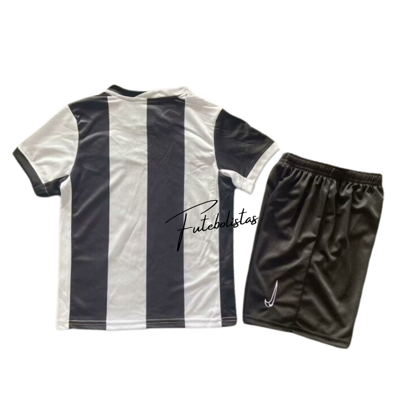 CONJUNTO INFANTIL CORINTHIANS III THIRD 2024/25 PRETO/BRANCO