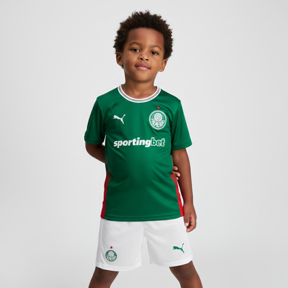CONJUNTO INFANTIL VERDÃO TITULAR 2025/26