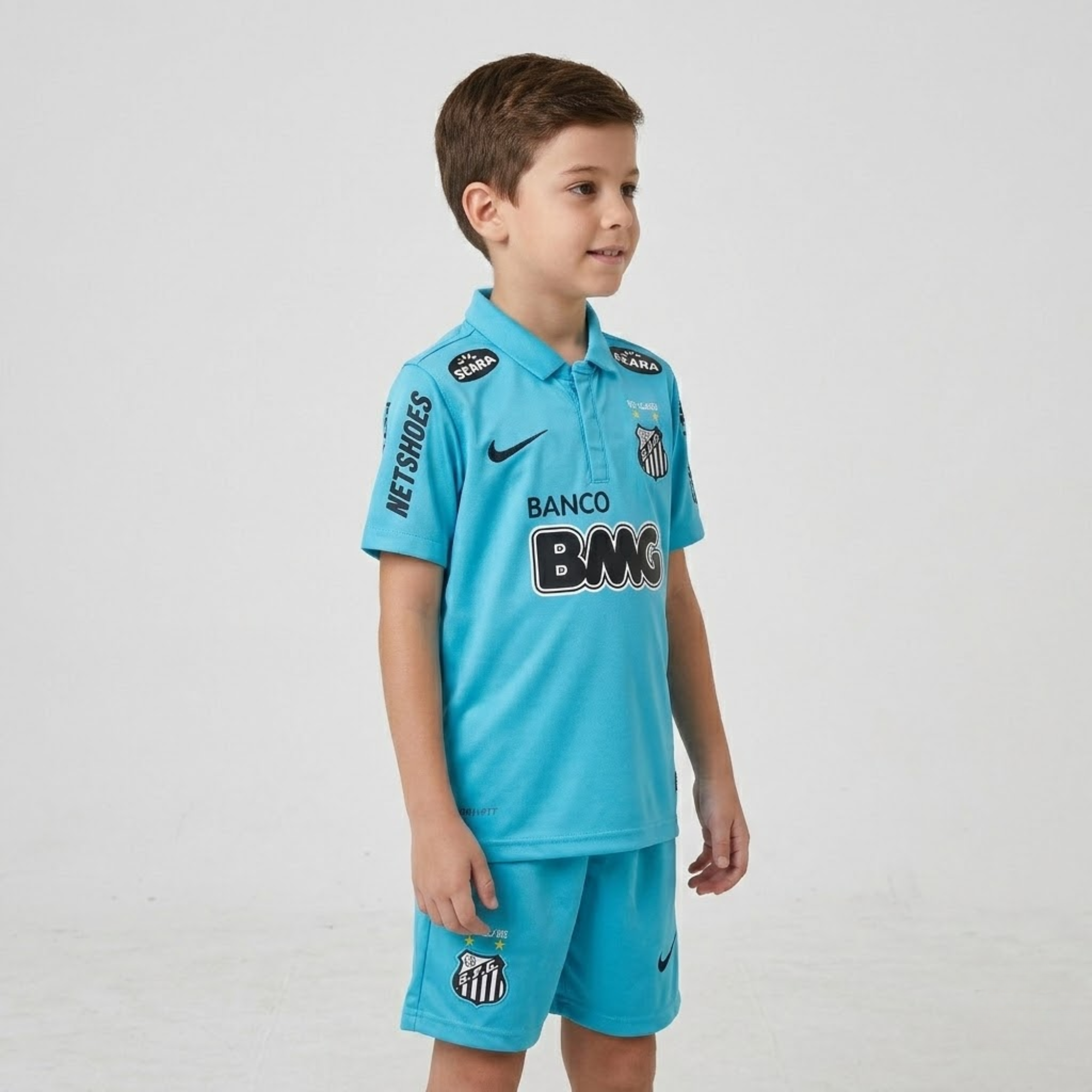 CONJUNTO INFANTIL RETRÔ PAIXE 2012/13 RESERVA  PRONTA ENTREGA