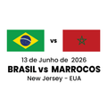 PATCH MATCHDAY BRASILvsMARROCOS
