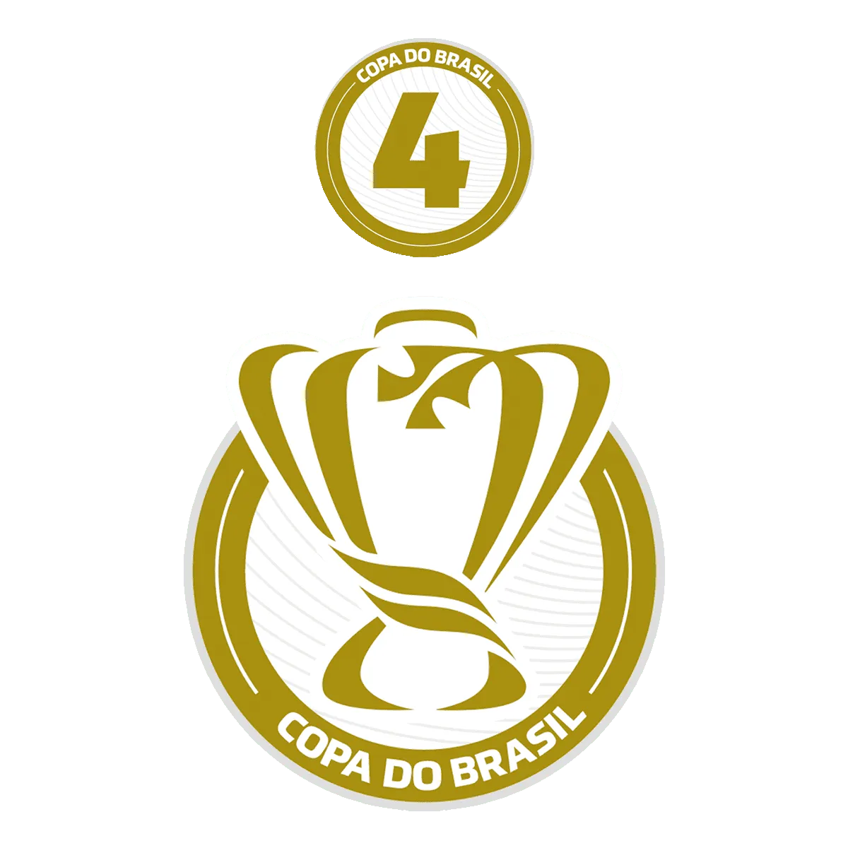 Patch Participação Copa do Brasil + 4 Títulos