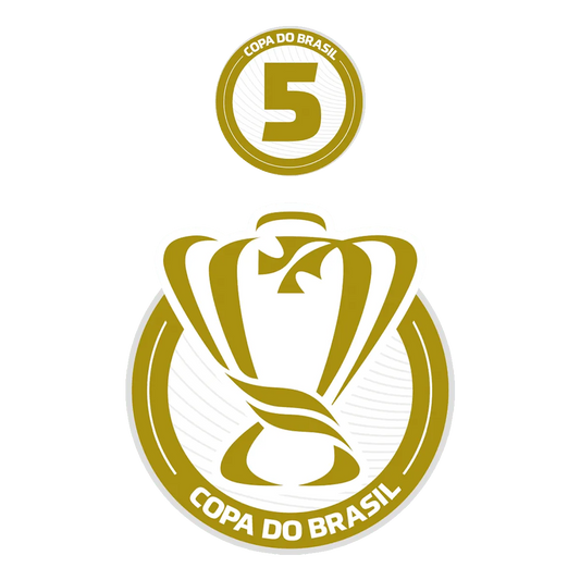 Patch Participação Copa do Brasil + 5 Títulos
