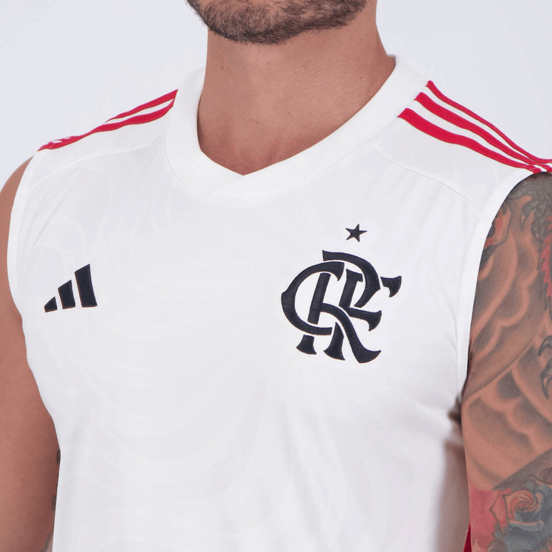 camisa_adidas_flamengo_2024_24-25_masculina-lançamento-torcedor-preta-VERMELHA-REGATA-SEM-MANGA-BRANCA