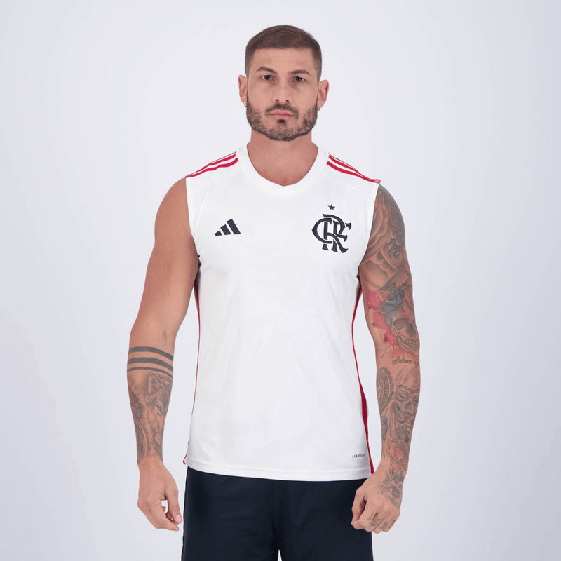 camisa_adidas_flamengo_2024_24-25_masculina-lançamento-torcedor-preta-VERMELHA-REGATA-SEM-MANGA-BRANCA