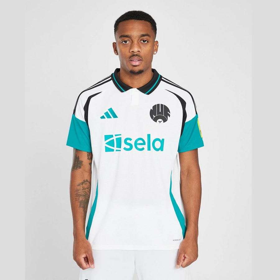 CAMISA NEWCASTLE UNITED TERCEIRA BRANCA III PRONTA ENTREGA TORCEDOR
