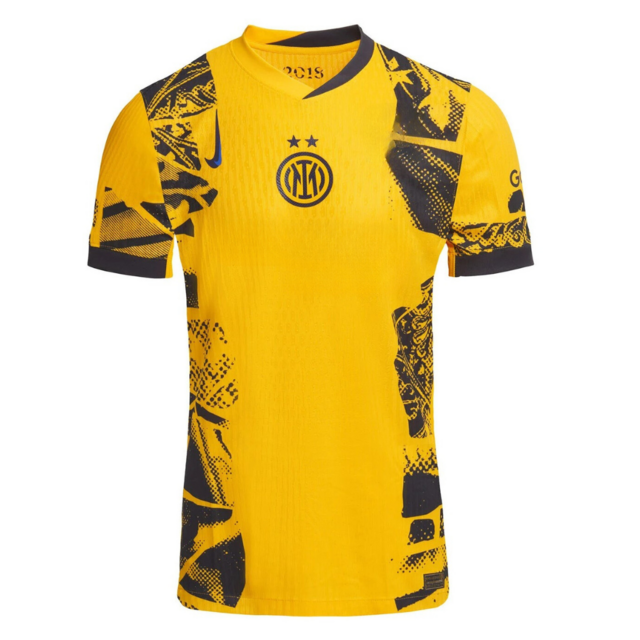 CAMISA INTER DE MILÃO III TERCEIRA 2024/25 TORCEDOR AMARELA