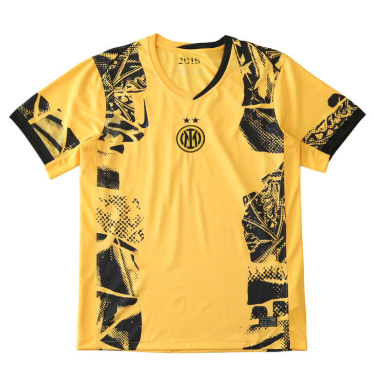 CAMISA INTER DE MILÃO III TERCEIRA 2024/25 TORCEDOR AMARELA