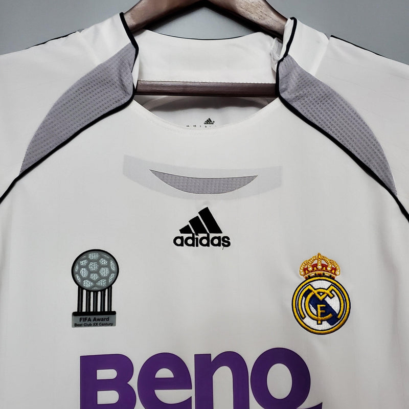 camisa-real-madrid-HOME-torcedor-masculina-2006/07-branca-adidas-RETRO