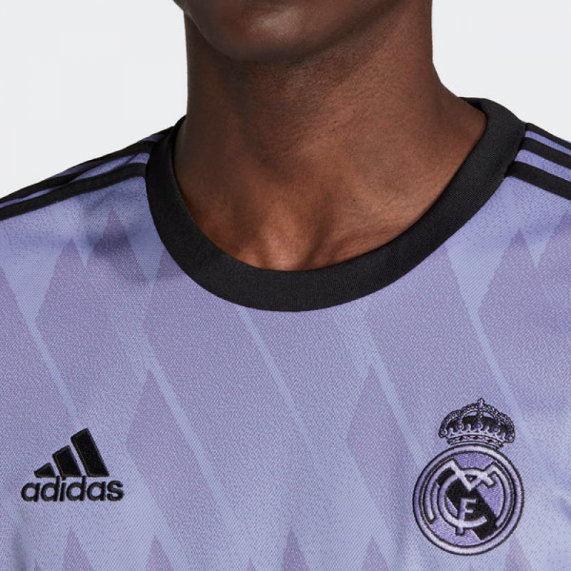 camisa-real-madrid-AWAY-torcedor-masculina-2022/23-ROXA-adidas