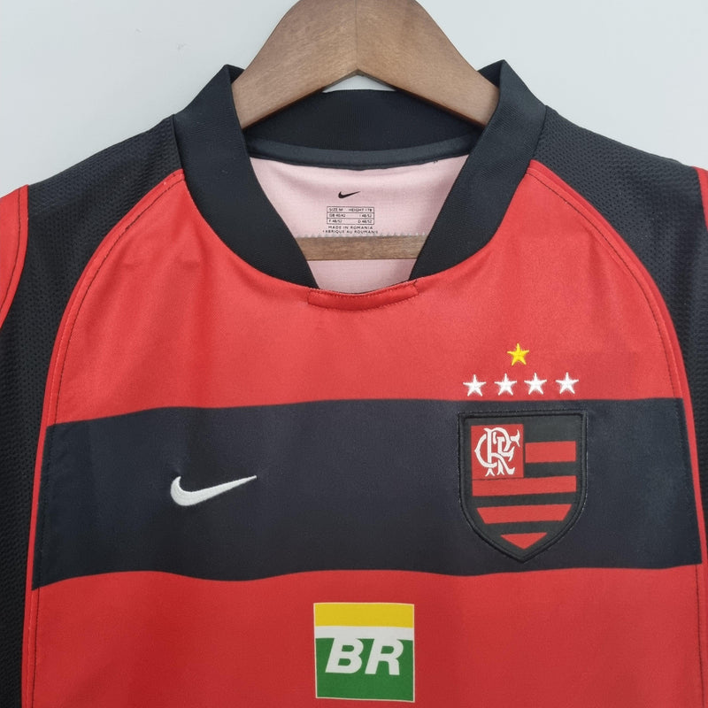 camisa_adidas_flamengo_RETRO_masculina-antiga-torcedor-preta-VERMELHA-2003-04-home-nike