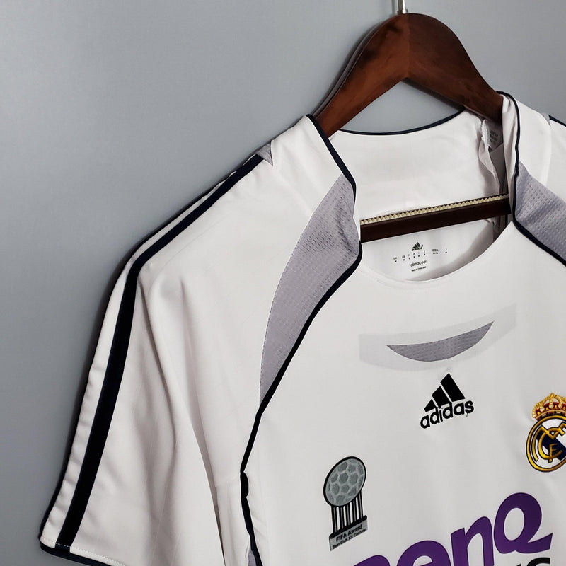 camisa-real-madrid-HOME-torcedor-masculina-2006/07-branca-adidas-RETRO