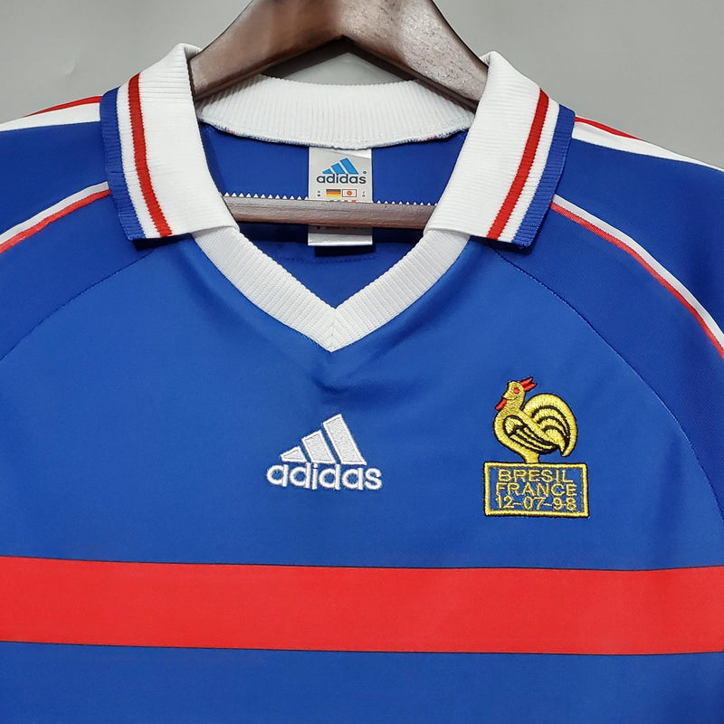 Camisa Retrô Seleção França 1998/98 Home