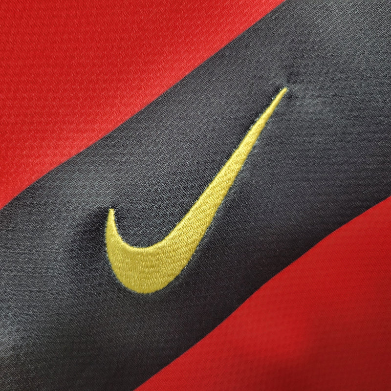 Camisa Retrô CR Flamengo Manga Longa 2008/09 Home