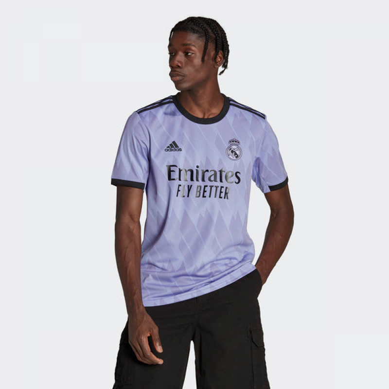 camisa-real-madrid-AWAY-torcedor-masculina-2022/23-ROXA-adidas