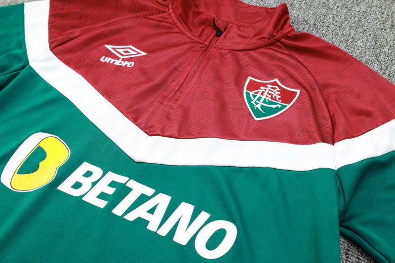 AGASALHO FLUMINENSE TREINO 2023/24 VERDE/VERMELHO