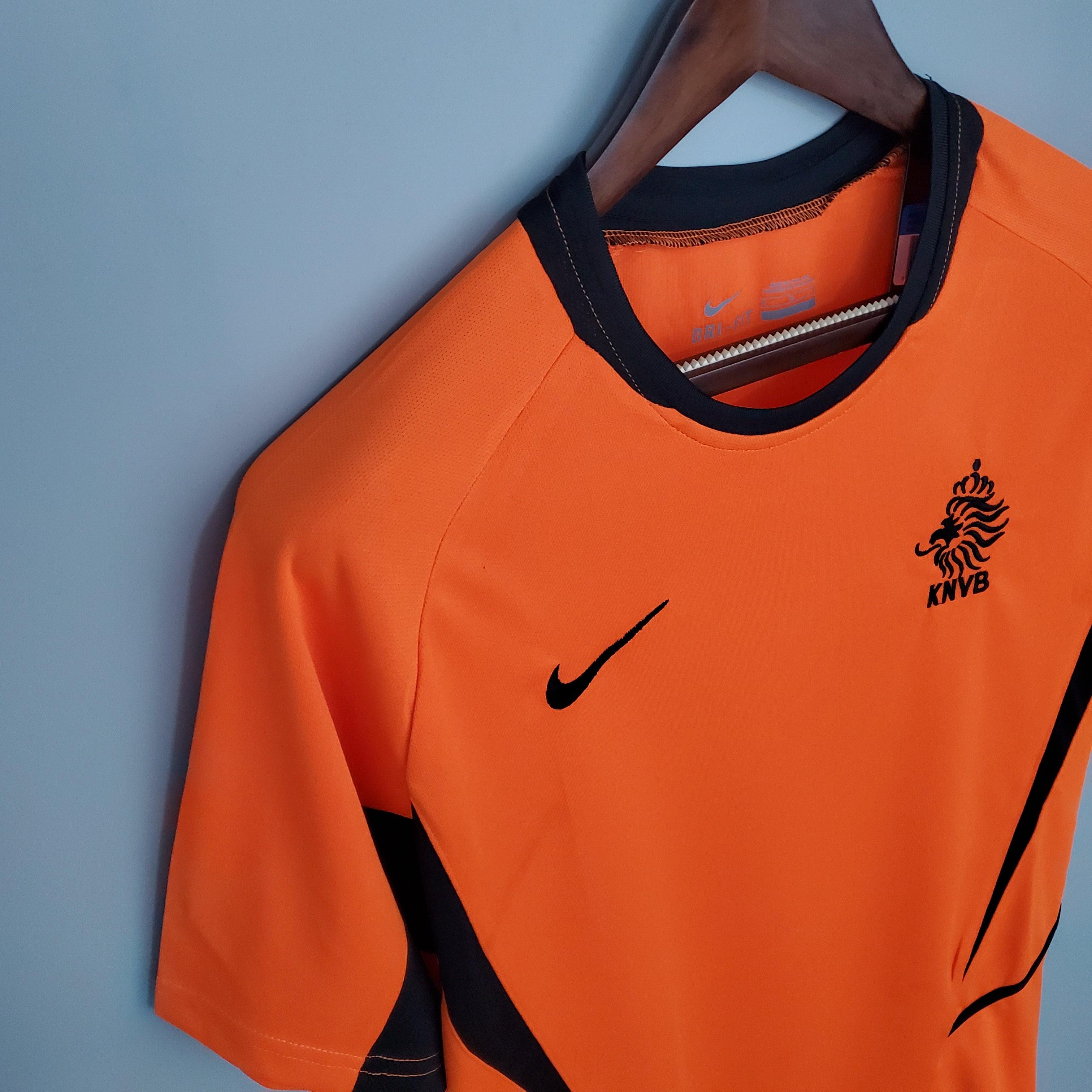 Camisa Retrô Seleção Holanda 2002/02 Home