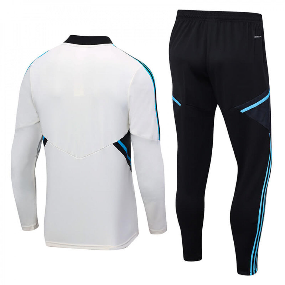 AGASALHO MANCHESTER UNITED TREINO 2023/24 BRANCO/AZUL